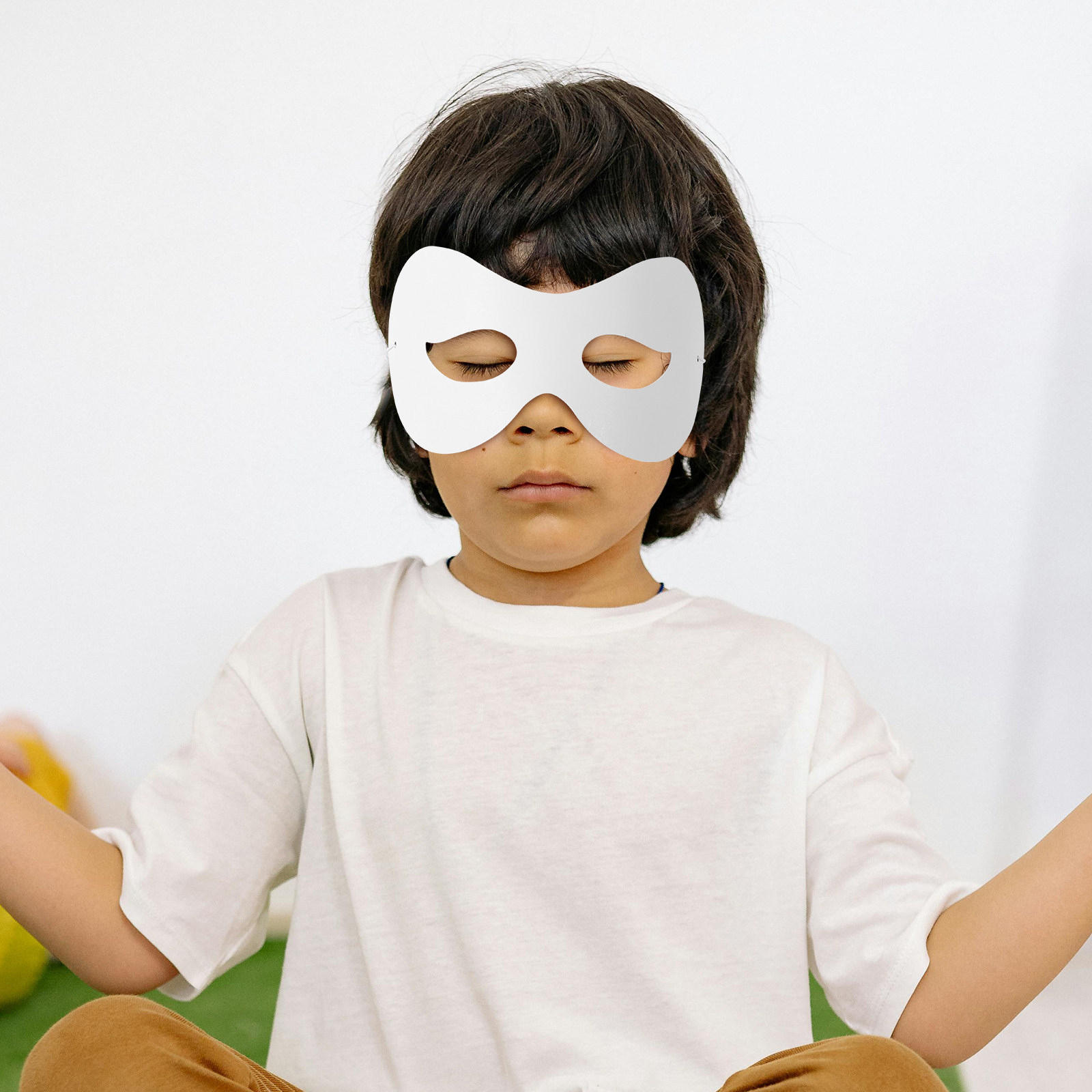 Art Craft With Paper - 40Pcs Childrens Graffiti Masks Blank Paintable