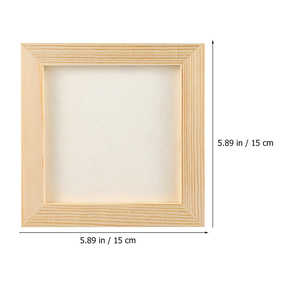 6Pcs Solid Wood DIY Blank Pict - огляд і ціна Art And Craft For Nursery
