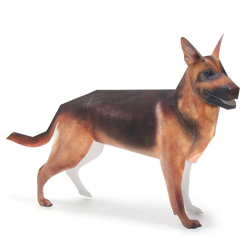 German Shepherd Dog Origami Ar - огляд і ціна Art Craft Cardboard