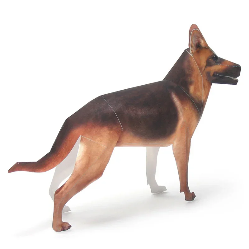 German Shepherd Dog Origami Ar - огляд і ціна Art Craft Cardboard
