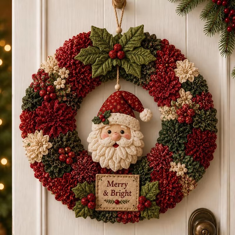 3D Christmas Fabric Poke Art K - огляд і ціна Art Craft Kit