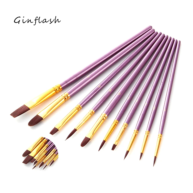 Ginflash 6/10pcs set Watercolo - огляд і ціна Gouache Paint Set
