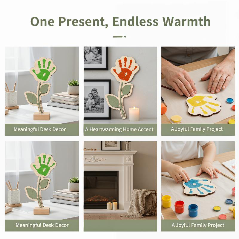Blank Handprint Wood Flower Pl - огляд і ціна Art And Craft For Nursery