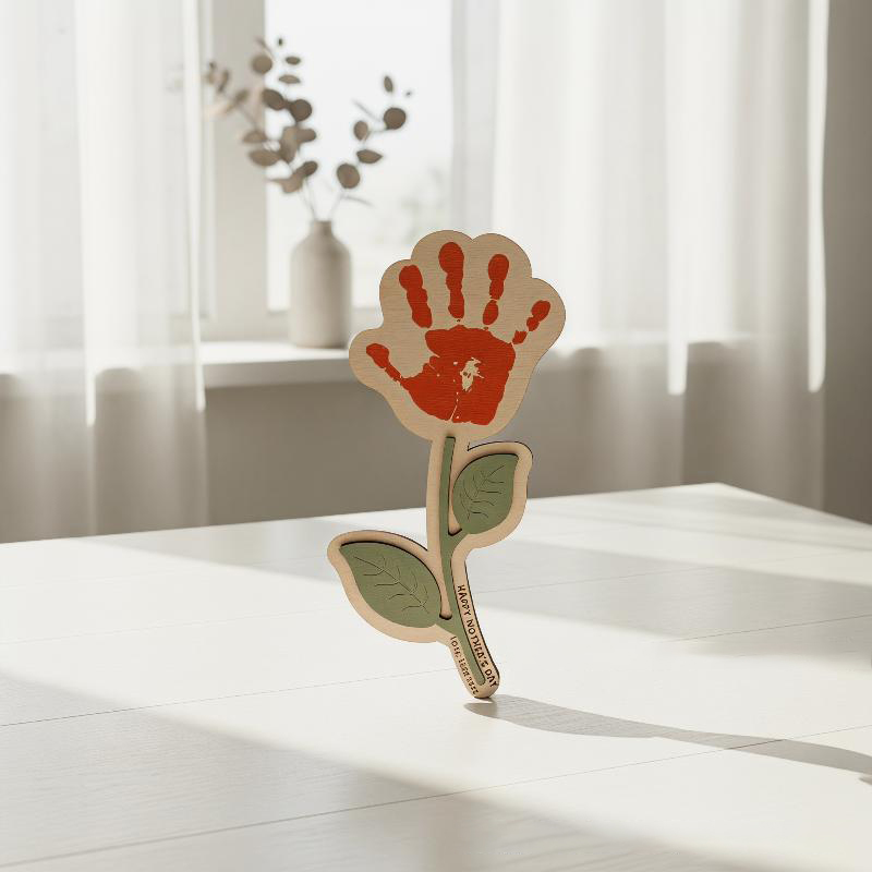 Blank Handprint Wood Flower Pl - огляд і ціна Art And Craft For Nursery