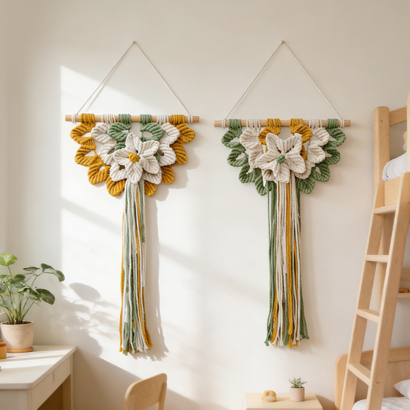 Woven Wall Hanging Boho Geomet - огляд і ціна Art And Craft For Nursery