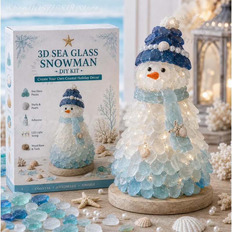 Christmas DIY Sea Glass Craft  - огляд і ціна Art Craft Kit