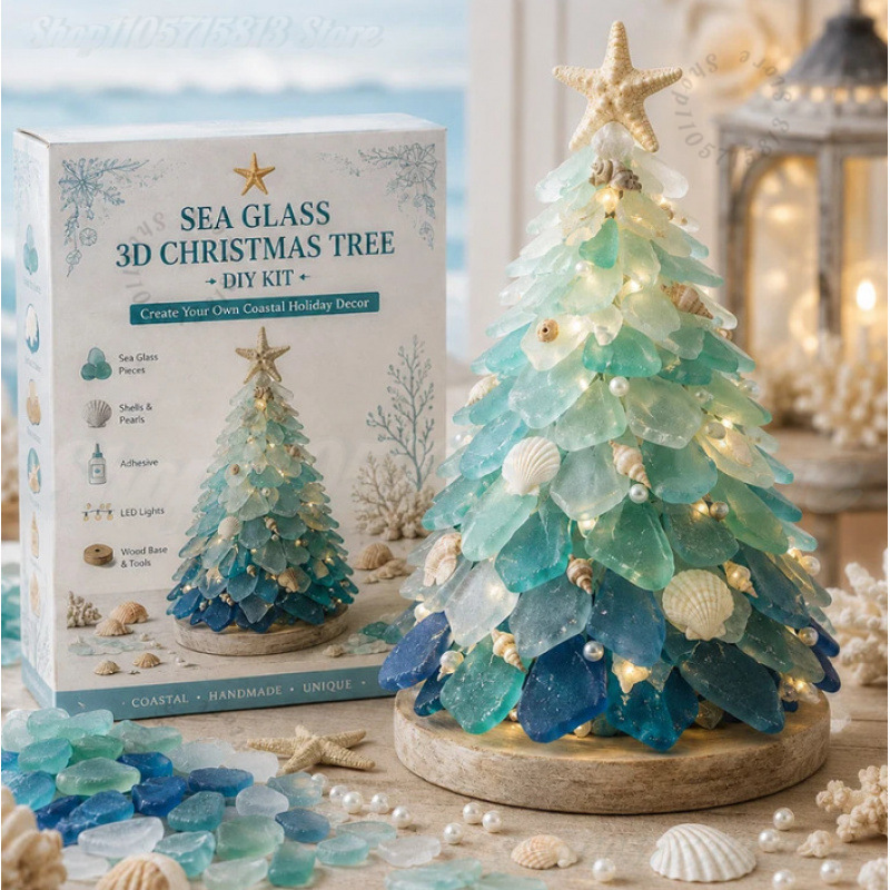 Christmas DIY Sea Glass Craft  - огляд і ціна Art Craft Kit