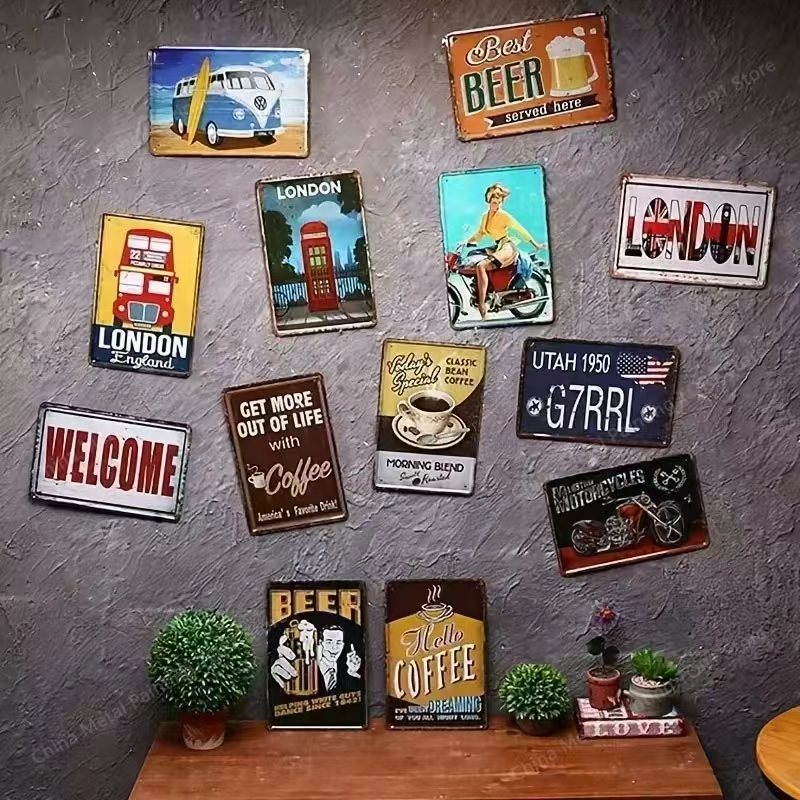 2D Metal Wall Art Sign, Modern - огляд і ціна Art Craft Bar