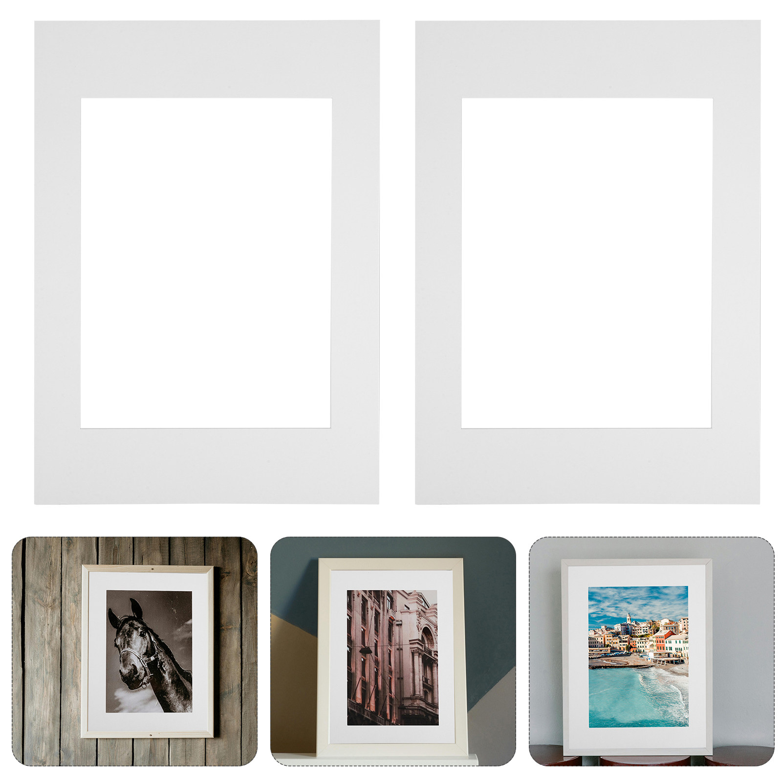 10Pcs White Cardboard Picture  - огляд і ціна Art Craft Cardboard