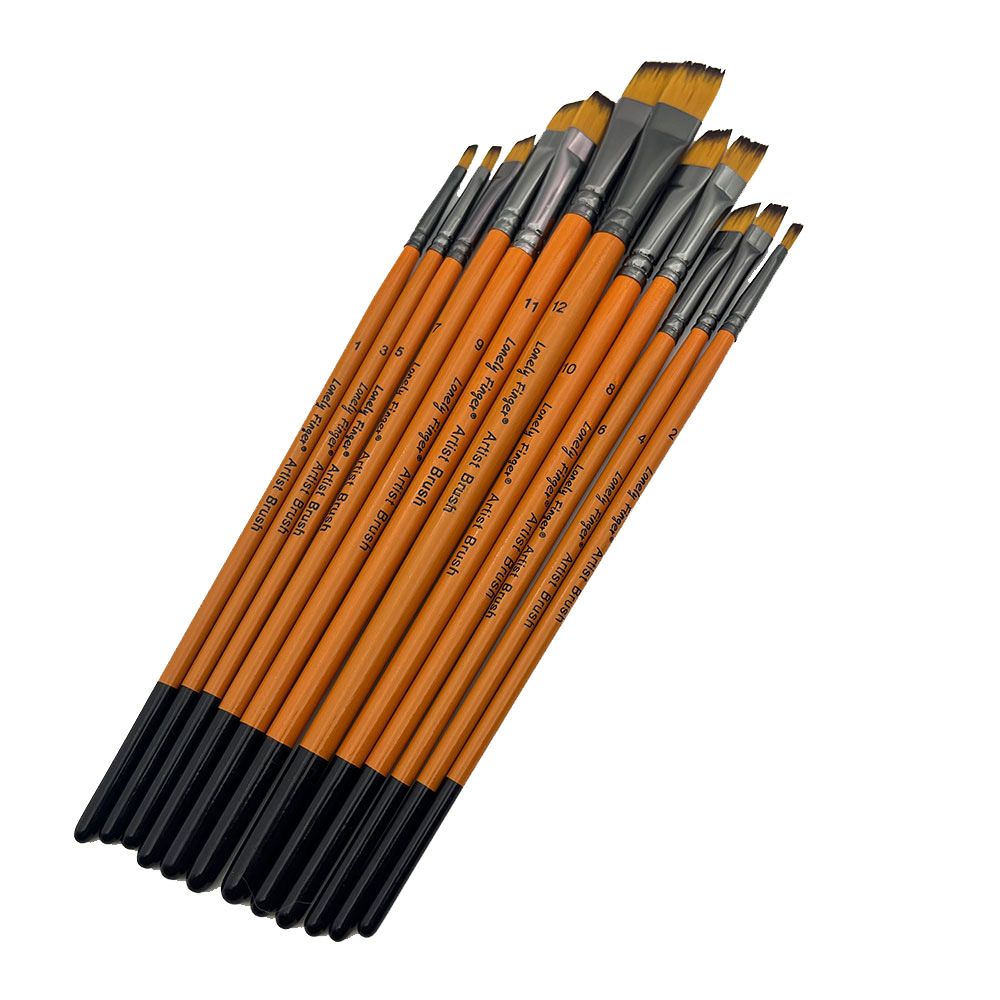 Angular Paint Brushes, 12Pcs O - огляд і ціна Gouache Paint Set