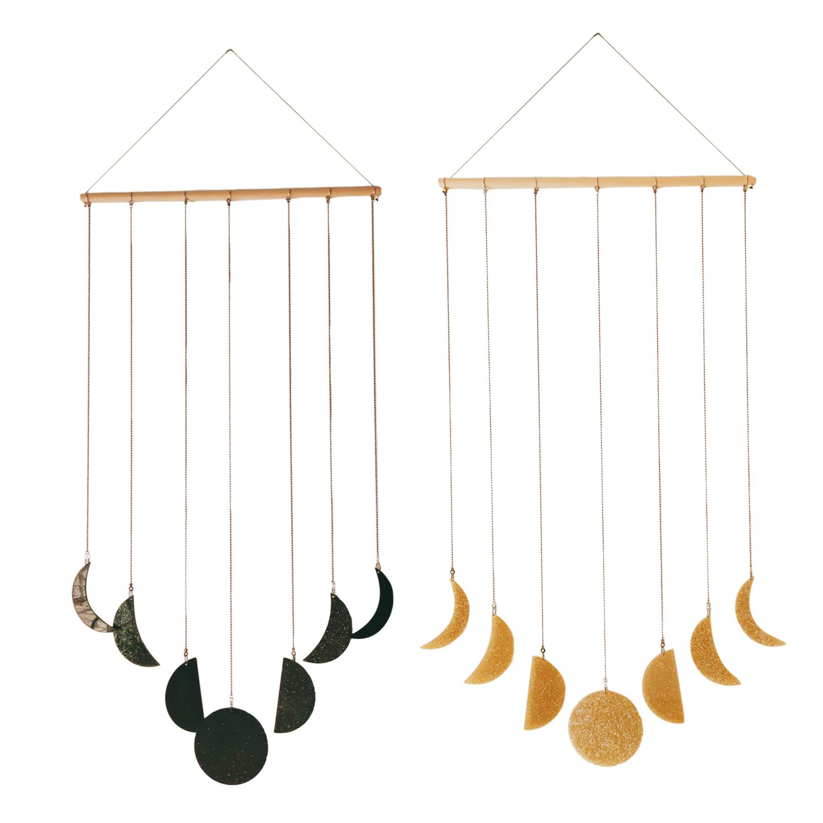 Moon Phase Wall Hanging Decor  - огляд і ціна Art And Craft For Nursery