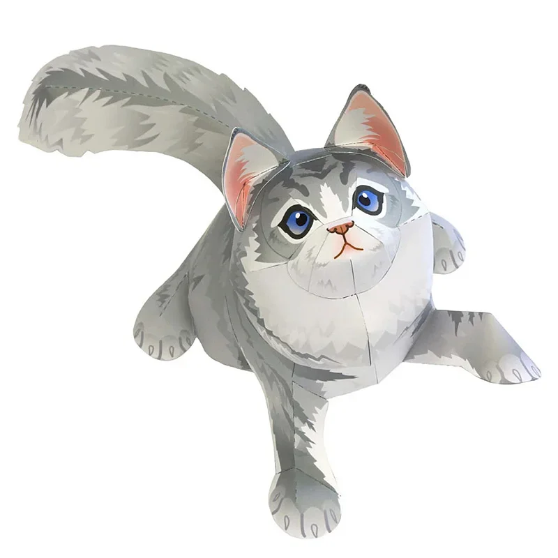 Maine Coon Cat Folding Origami - огляд і ціна Art Craft Cardboard