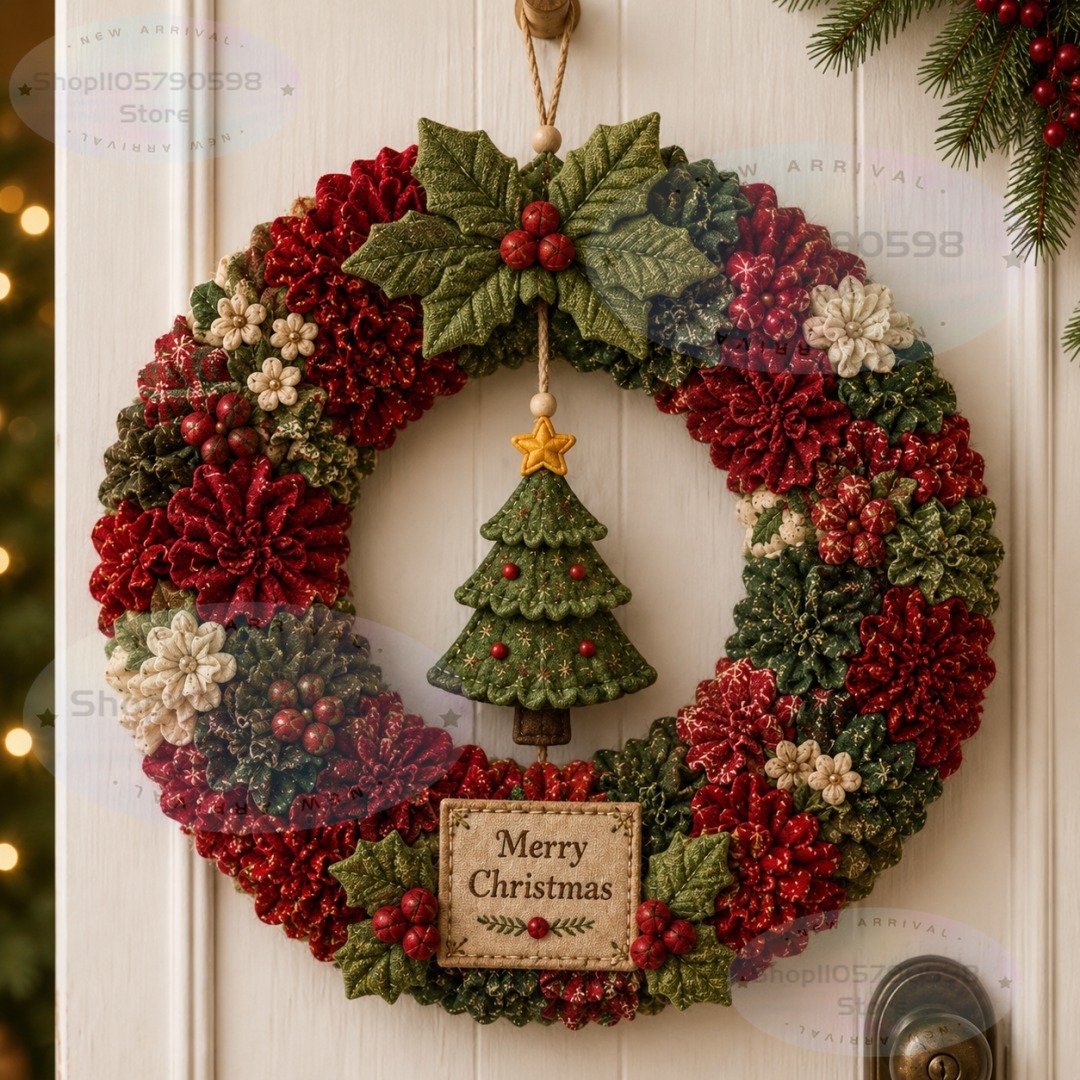 3D Fabric Poke Wreath DIY Kit, - огляд і ціна Art Craft Kit